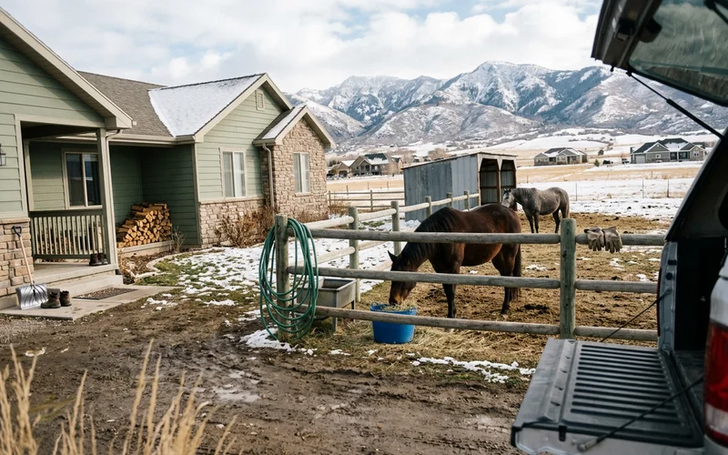 Illustration of homes in Wasatch Back, Utah